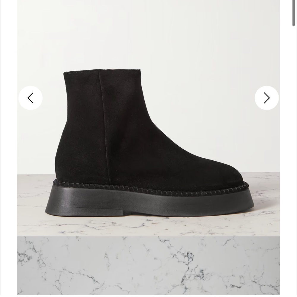 Wandler Rosa Suede Ankle Boots